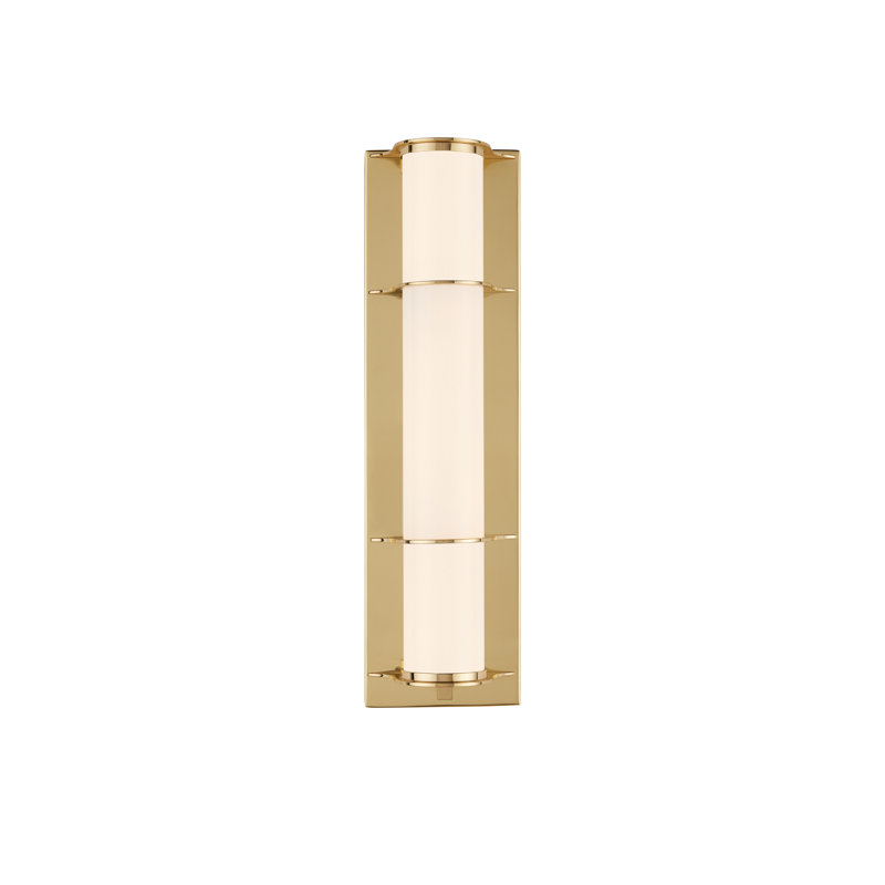 Blaine 1 - Light Bath Sconce, Polished Brass