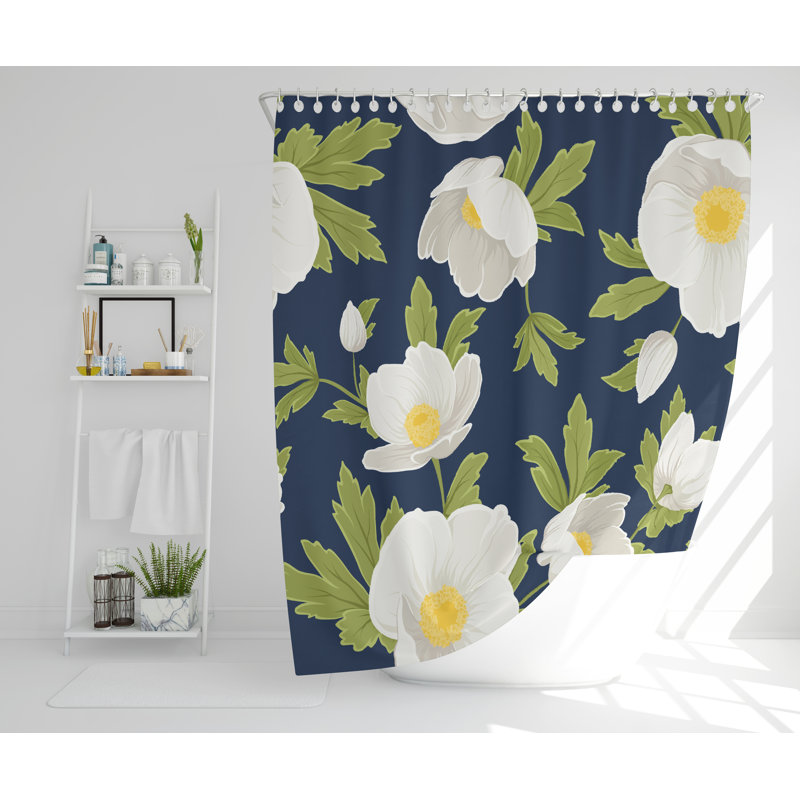 Engstrom Polyester Shower Curtain, 177cm H x 177cm W