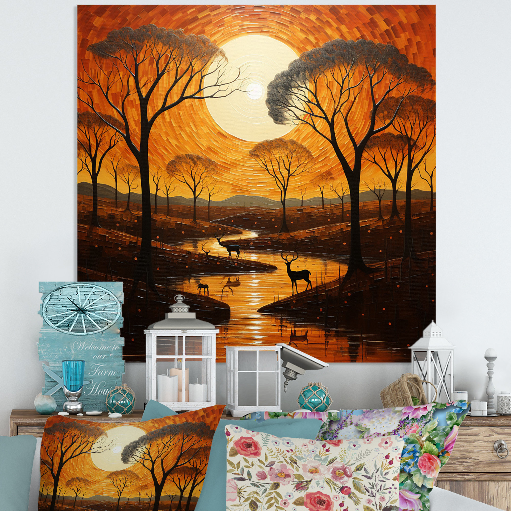 Winston Porter African Savannah Serenade XIII African Metal Wall Art