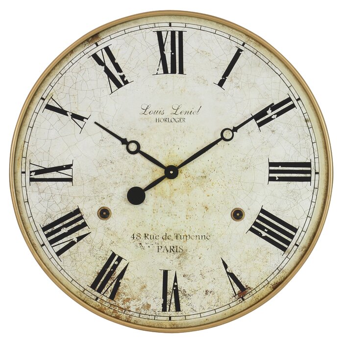 Charlton Home® Triche Wall Clock & Reviews | Wayfair