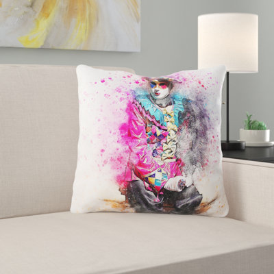 Outdoor Reversible Throw Pillow