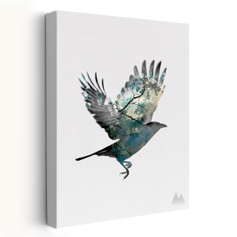 Oiseau - animaux, oiseaux, art, H 60 po x l 40 po