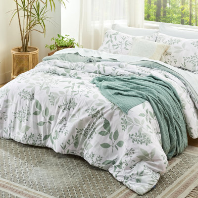 Ensemble d'édredon Literie Floral