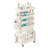 Mobile Bookshelf With Wheels Utility Organizer Bookshelves