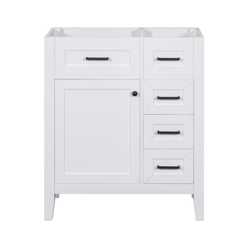 29.52'' Single Bathroom Vanity Base Only, White