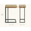 Luka Oak Wood Side Table Large