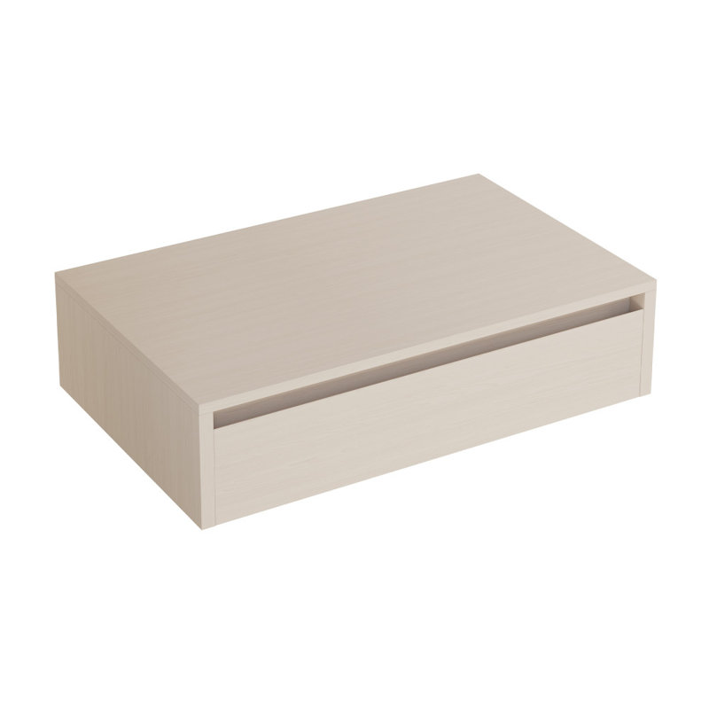 Meuble-lavabo mural 36 po sans plateau Avancer, Blanc