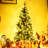 Pre-Lit Artificial Half National Christmas Tree With 8 Flash Modes