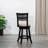 24" Counter Stool With Slat Back, Beige - Industrial Strength Swivel Height Stool, , Fabric Exceptional Sturdiness-591052164-591052165