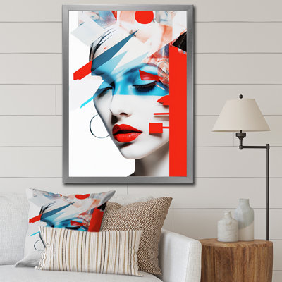 Portrait d'avant-garde - reproduction sur toile