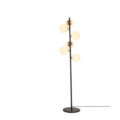 Domingos 64.17'' Black Traditional Floor Lamp