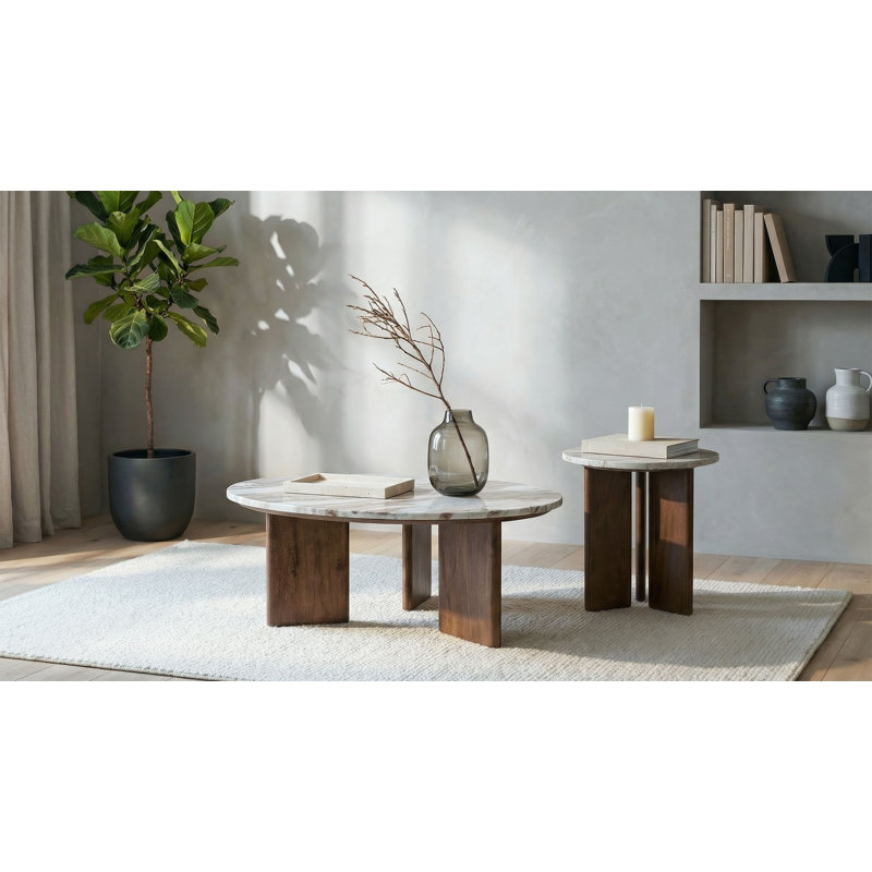 Ensemble de tables basses 2 pièces Jenna