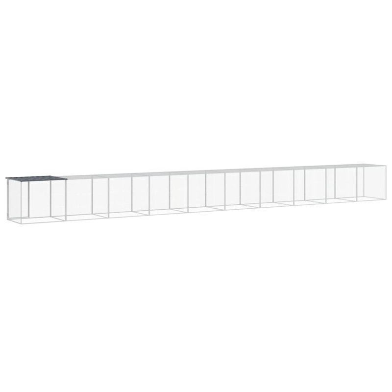 Jeffersonville Chicken Coop, Anthracite, 90cm H x 603cm W x 98cm D