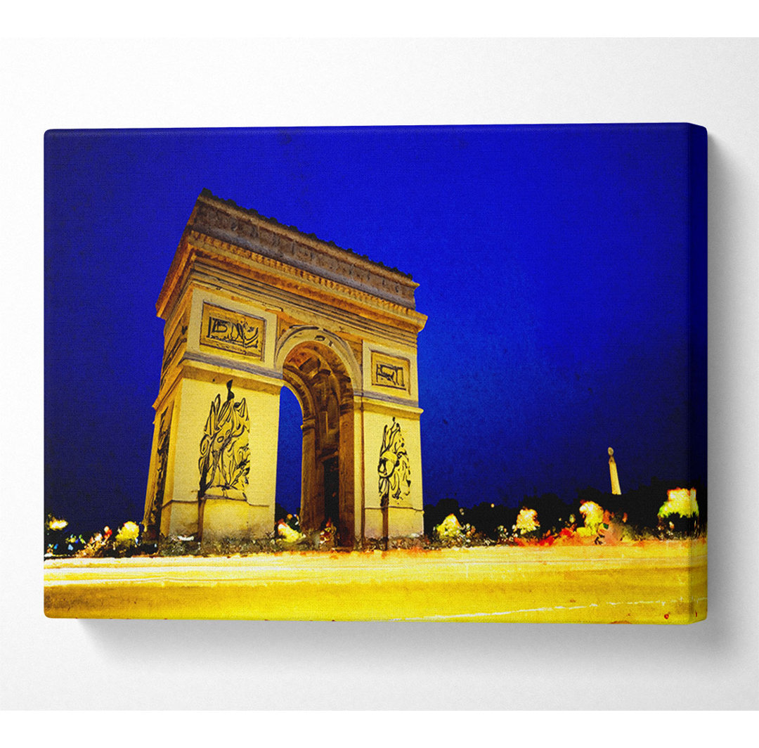 Arc De Triomphe - Kunstdrucke auf Leinwand