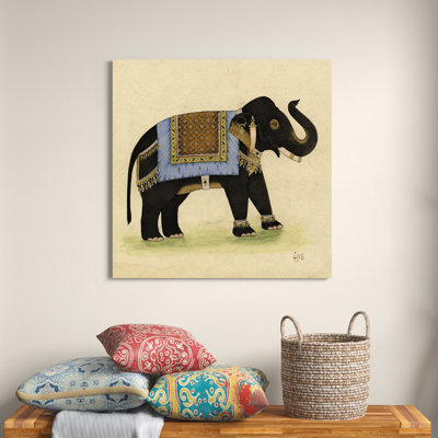 «On FAP Elephant from India I», impression sur toile