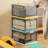 Clothes Storage Box with Lid Large Capacity Stackable Storage Container Heavy Duty Plastic-217948495