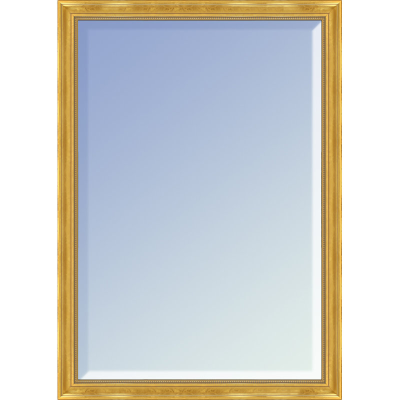 Franchesska Wood Rectangle Wall Mirror, 24" x 36"