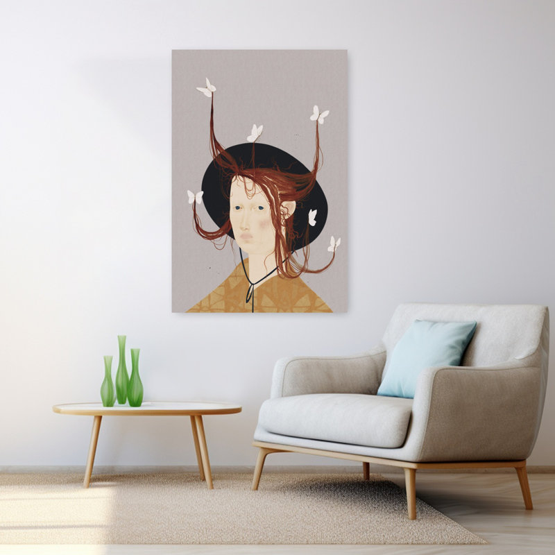 Art contemporain contemporain abstrait romantique, H 48 po x l 32 po