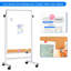 Tableau blanc sur roulettes 44 po x 28 po