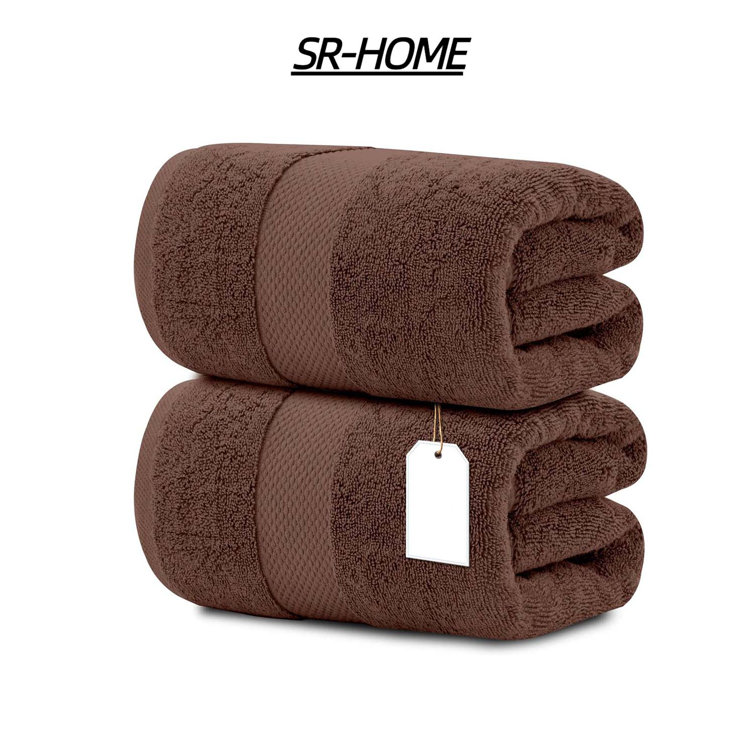 SR-HOME 2 Piece Cotton Bath Towel Set