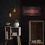 Art mural en métal Latitude Run «Cancled In Neon Red» par Luxe Portfolio-775046780