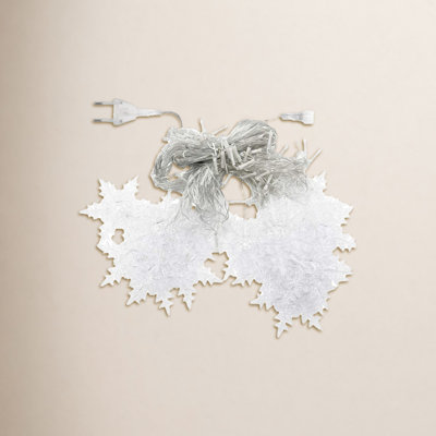 11.5' Snowflake LED String Lights