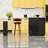 Kitchen Island with Extendable Dining Table for 4-6, Double-Sided Storage, Power Outlet and Drawers-1369245715