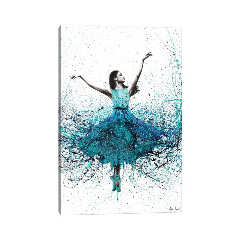 Coral Night Dancer by Ashvin Harrison - Print on Canvas, Wrapped Canvas, 20.32 cm H x 30.48 cm W