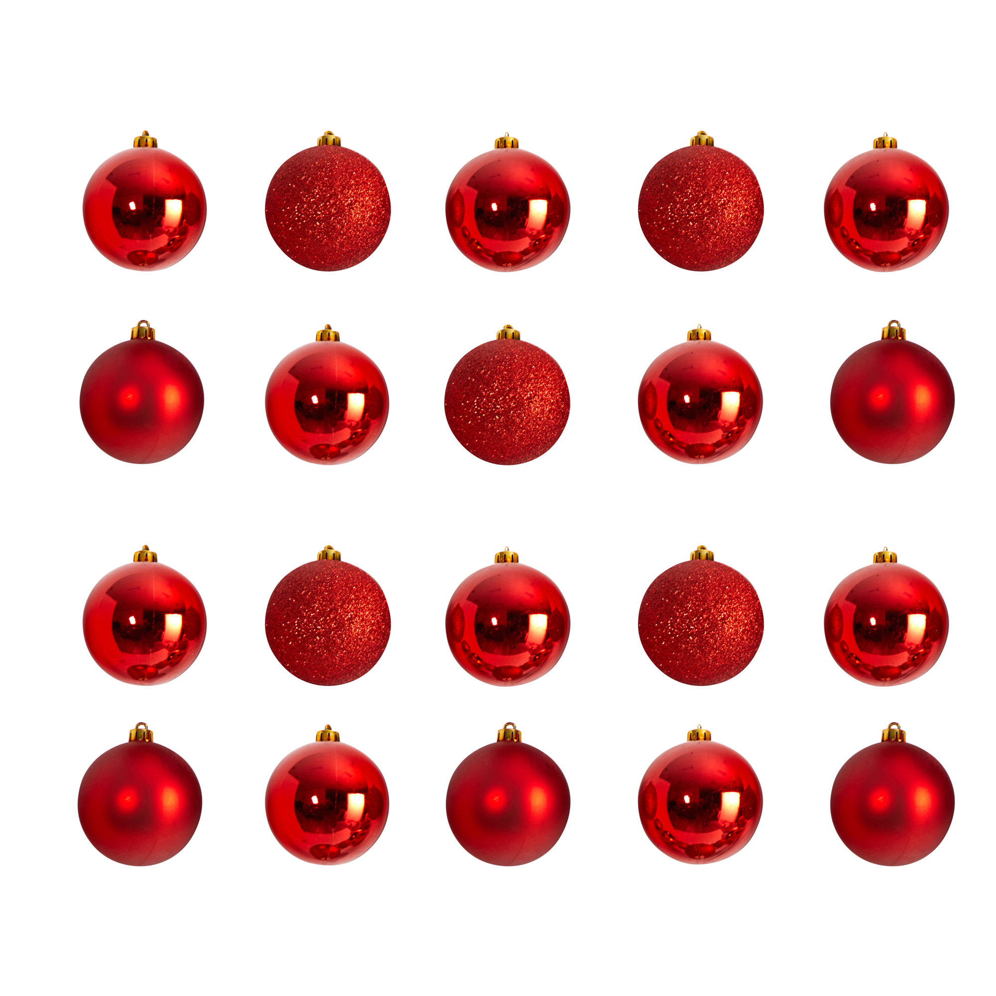 Ball Ornament (Set of 20), Red