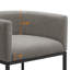 Tabouret de comptoir rembourré avec structure en métal-315673798