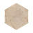 Hexagon FS Textured Finished 3D Fluted Marble For Wall, 1 Box 12 PCS-112642943