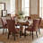 DY-TN1296S-LN-CREAM 20.3'' H Tufted Faux Leather Upholstered Side Chair-100752892