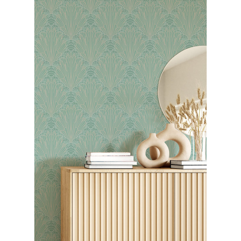 Splash - Caribbean Green Wallpaper, Caribbean Green, Non-pasted