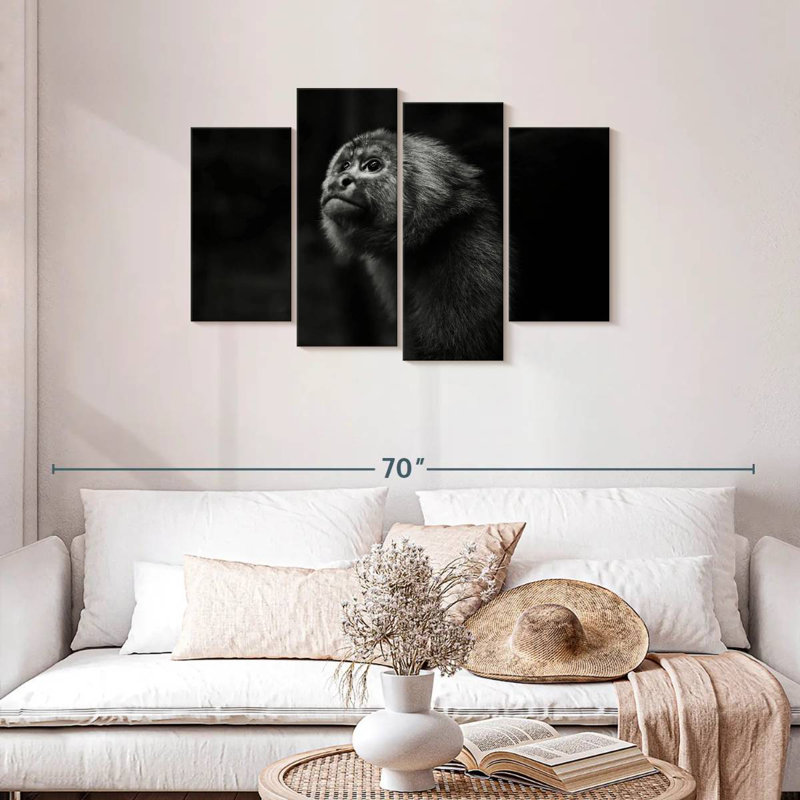 Singe capucin Brampt, H 27 po x l 43 po