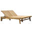 Majeski Outdoor Teak Chaise Lounge