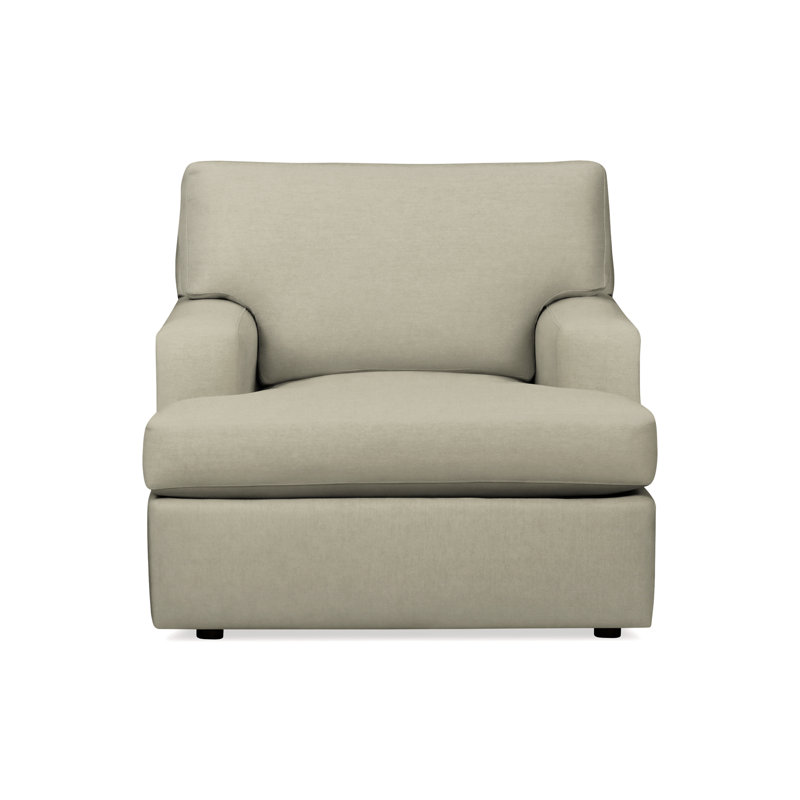 Fauteuil d'appoint Cleo, Velours performance plage Bella