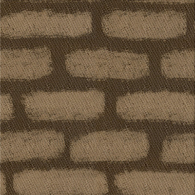 Tapis abstrait vert foncé / brun