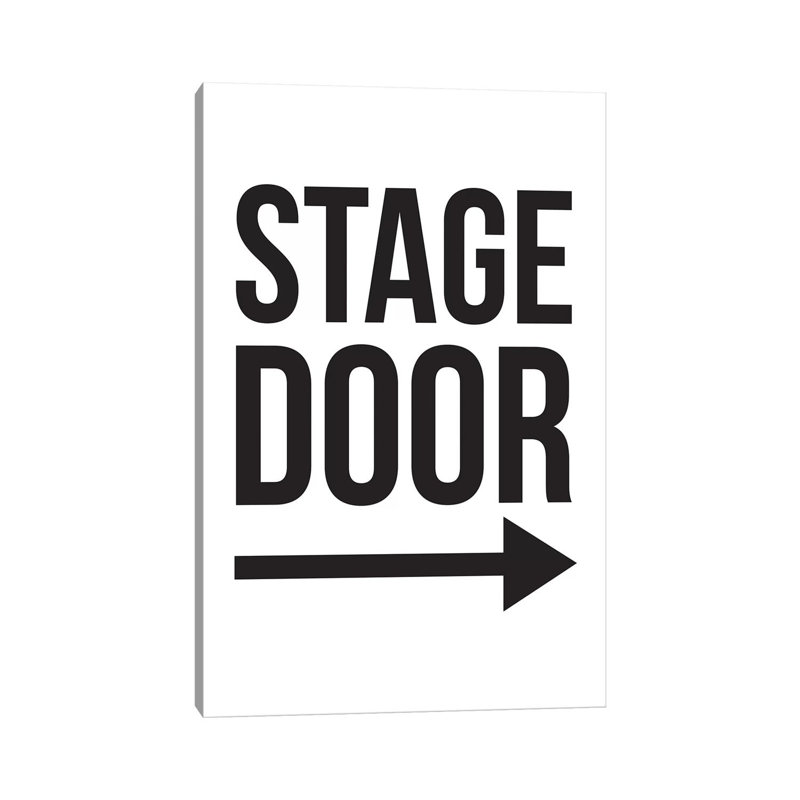 Stage Door by The Native State - Gallery-Wrapped Canvas Giclée on Canvas, Canvas, 20.32 cm H x 30.48 cm W