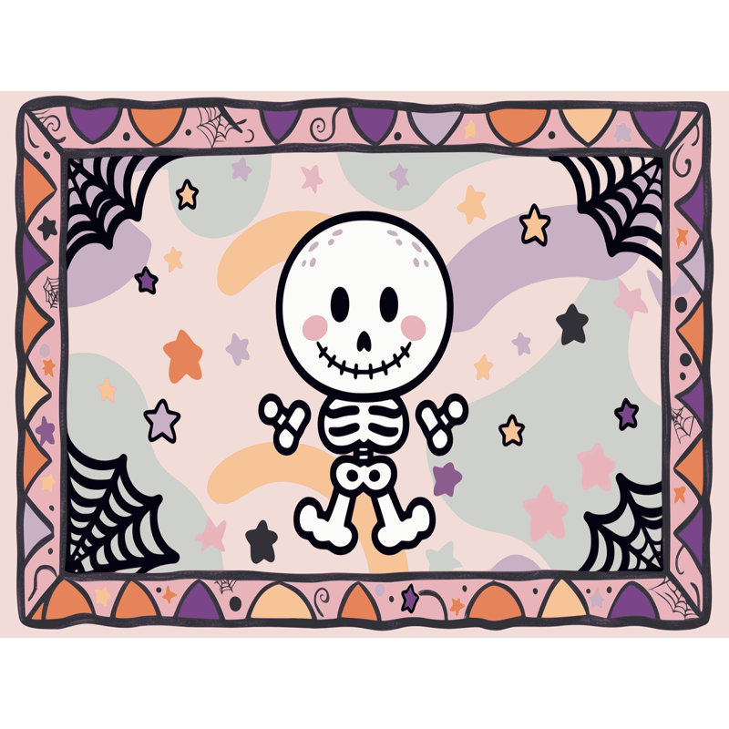 Tapis de vacances d'Halloween The Holiday Aisle®, Tapis de couloir 2 pi x 4 pi