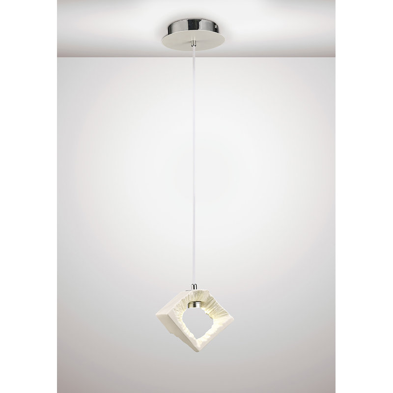 DiCaprio 1 - Light LED Mini Pendant, White