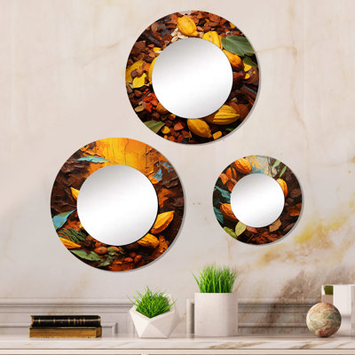 Lolah Metal Round Mirror