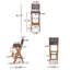 Kaylor Outdoor 31.5'' Bar Stool-1165215441