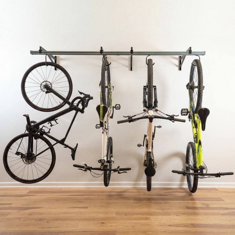 CycleSlide | Wall Mounted Bike Storage | 5 - 8 Bikes
