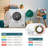 Simzlife 1.5 Cubic Feet High Efficiency Electric Stackable Dryer with Steam Dry