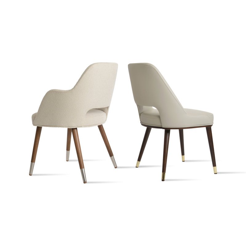 Marash Arm Chair, Light Gray, Wenge