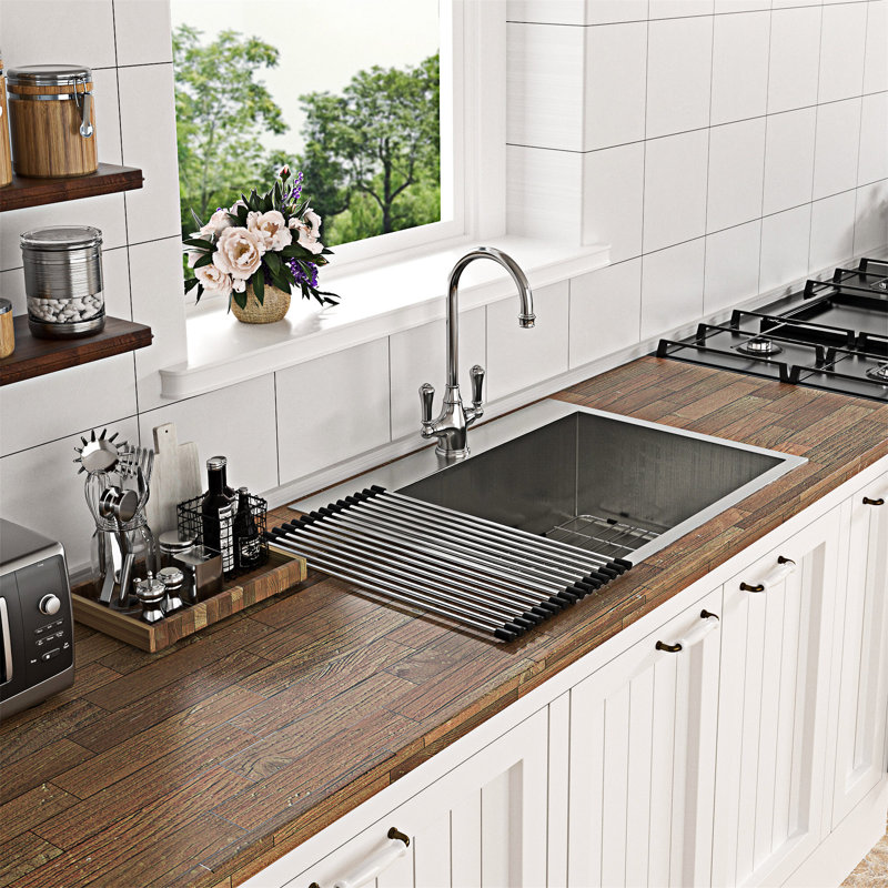 Drop In  Single Bowl Topmount Kitchen Sink Basin