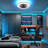 Hemion 20" RGB Flush Mount Ceiling Fan with Lights and Remote Control 3CCT Reversible Noiseless Motor-88078625
