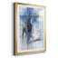 Reflets en indigo - Tableau encadré en verre, grand format, idéal pour le salon-1589478125-1589478120