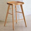Counter Stool with Solid Wood Frame