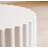  28‘’ Round Petal Shape Coffee Table,White-579112203